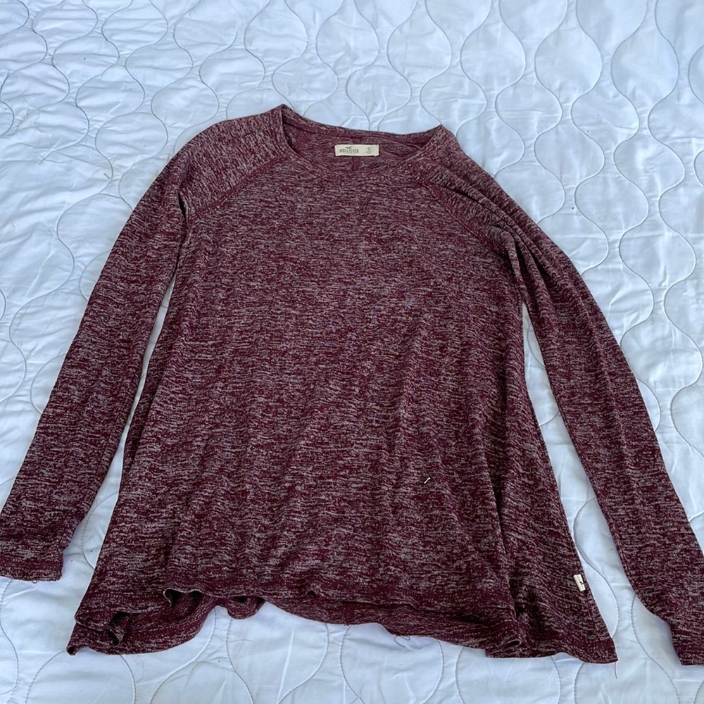 Flowy burgundy top